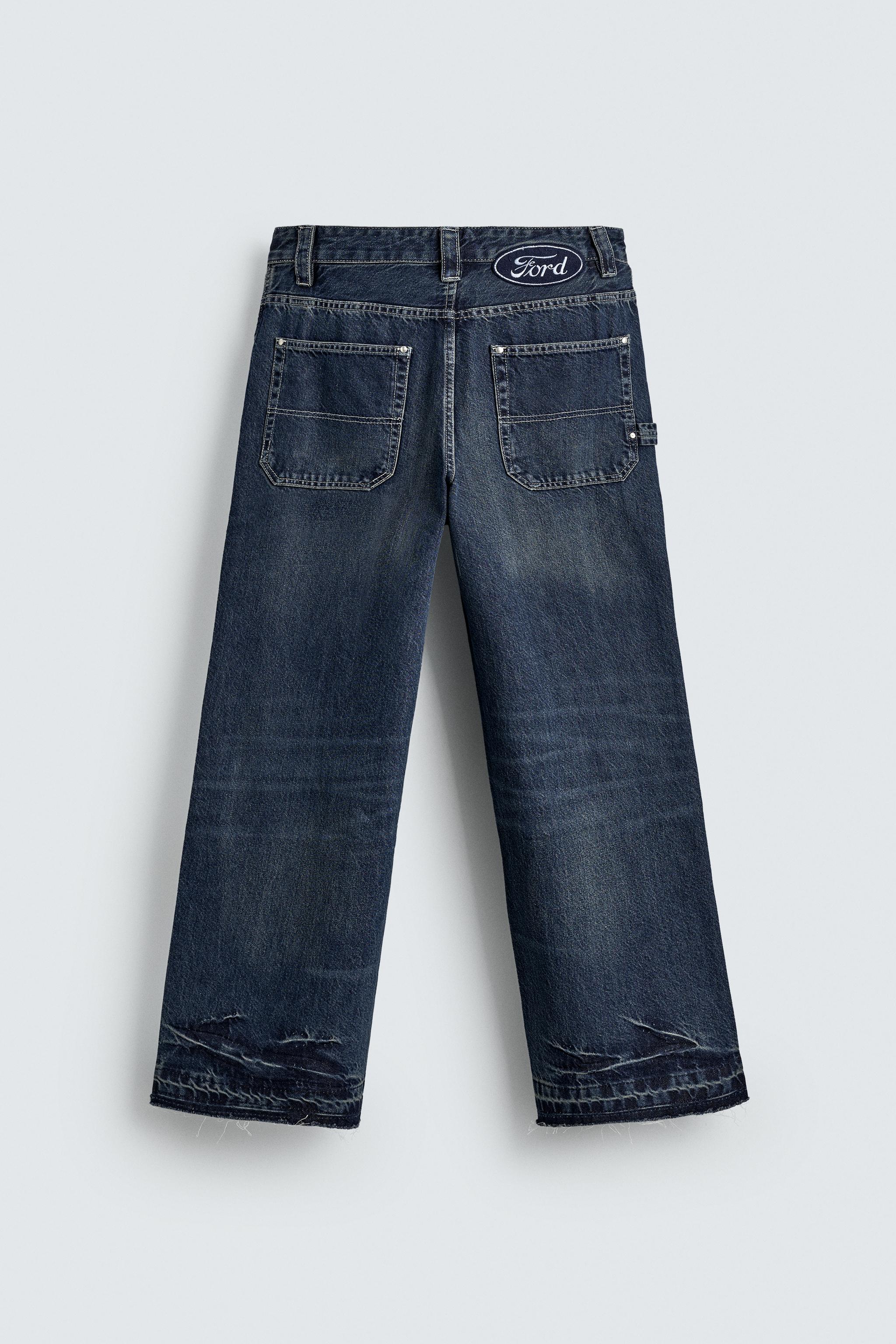 RELAXED FIT JEANS WITH FORD © PATCH
